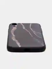 Черный яркий чехол цветные принты картинки iPhone 5S, SE 6 6S 7 8 Plus X XS XR 11 12 Mini Pro Max