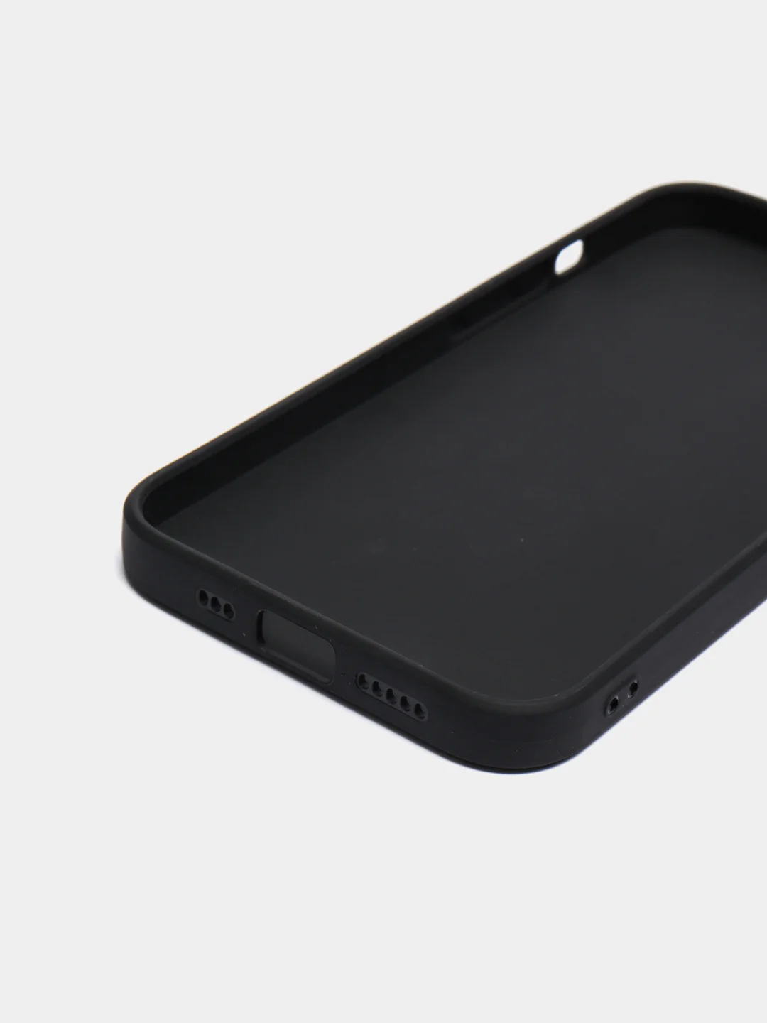 Черный чехол Silicone Case для iPhone 12, 12 Pro, Max, 12 mini, 13, 13 Pro, Max с защитой камеры