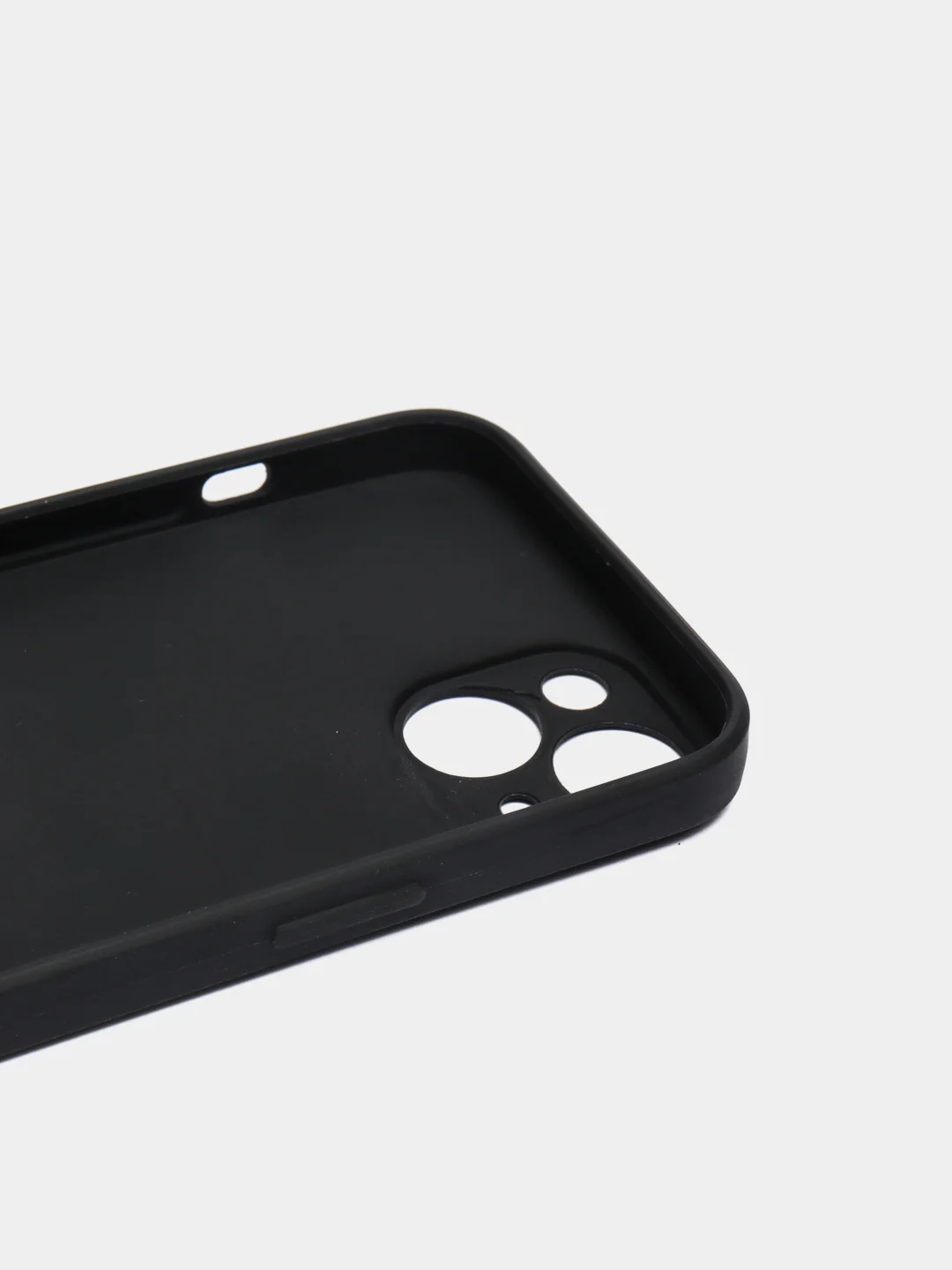 Черный чехол Silicone Case для iPhone 12, 12 Pro, Max, 12 mini, 13, 13 Pro, Max с защитой камеры
