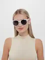 Белый очки солнечные женские