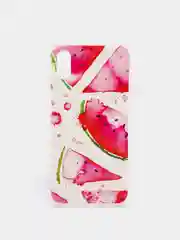 Белый чехол с цветным принтом картинки iPhone 5S/SE/6/6S/7/8/Plus/X/XS/XR/11/12/Mini/Pro/Max