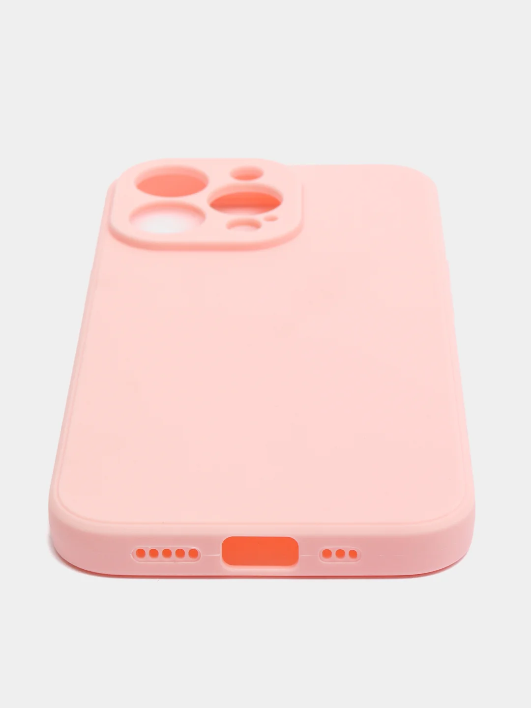 Розовый чехол Silicone Case для iPhone 12, 12 Pro, Max, 12 mini, 13, 13 Pro, Max с защитой камеры