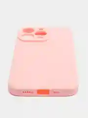 Розовый чехол Silicone Case для iPhone 12, 12 Pro, Max, 12 mini, 13, 13 Pro, Max с защитой камеры
