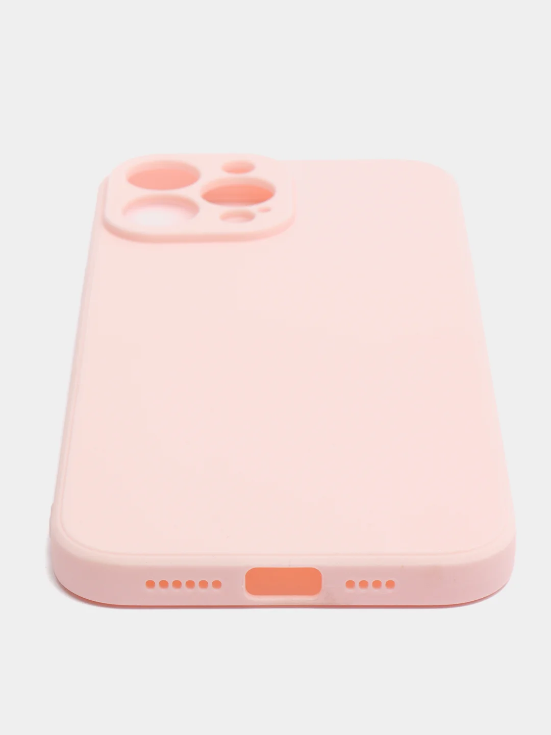 Розовый чехол Silicone Case для iPhone 12, 12 Pro, Max, 12 mini, 13, 13 Pro, Max с защитой камеры