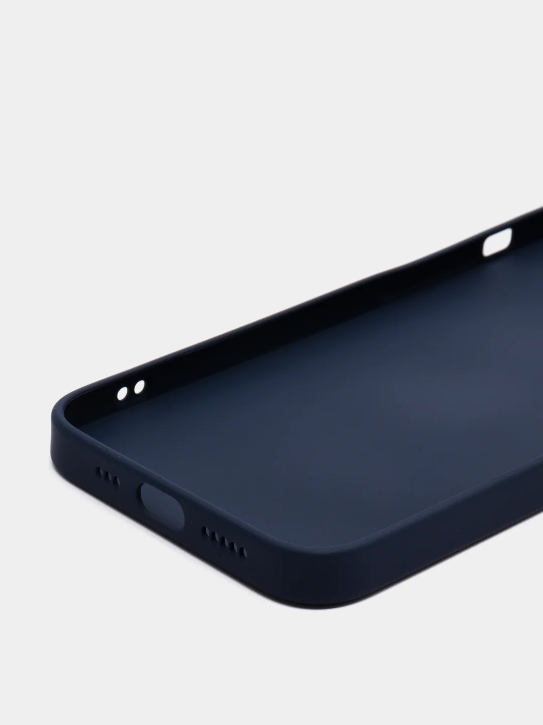 Серый чехол для iPhone Xr/ 11/ 12/ mini/ Pro/ ProMax, силиконовый со стеклянной панелью