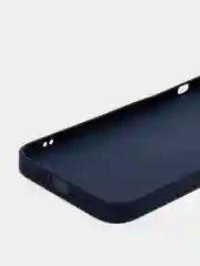 Серый чехол для iPhone Xr/ 11/ 12/ mini/ Pro/ ProMax, силиконовый со стеклянной панелью