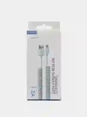 Дата-Кабель Red Line Spiral USB - Lightning