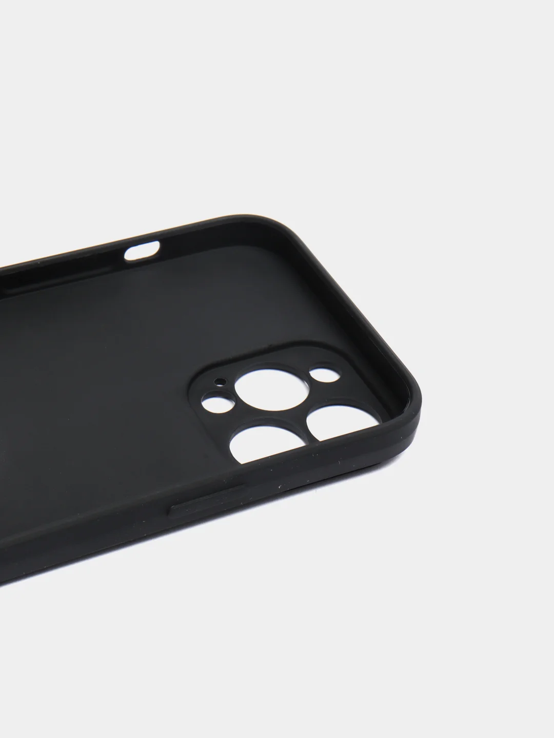 Черный чехол Silicone Case для iPhone 12, 12 Pro, Max, 12 mini, 13, 13 Pro, Max с защитой камеры
