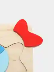Синий детские деревянные пазлы