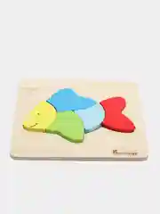 Синий детские деревянные пазлы