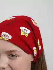 Красный косынка для девочки летняя