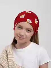Красный косынка для девочки летняя