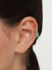 Бирюзовый серьга-кафф