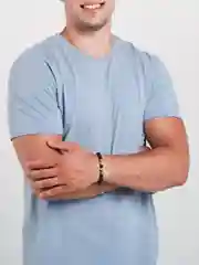 Желтый браслет из искусственного камня