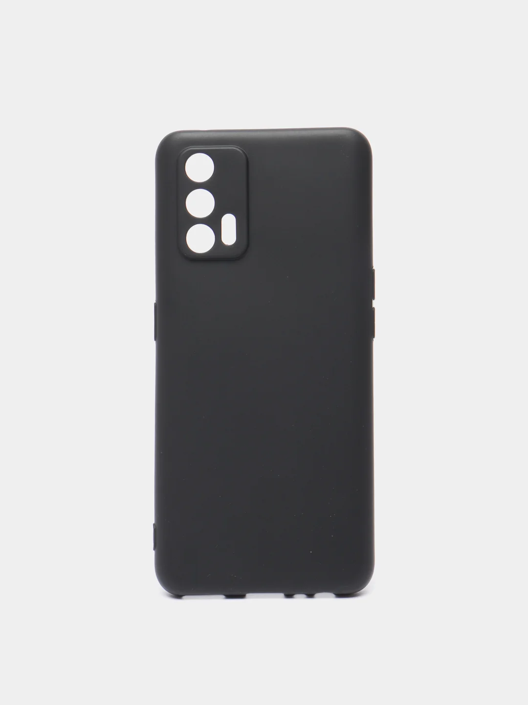 Черный чехол для Realme GT 5G (Реамле ГТ 5Г), прозрачный противоударный, черный