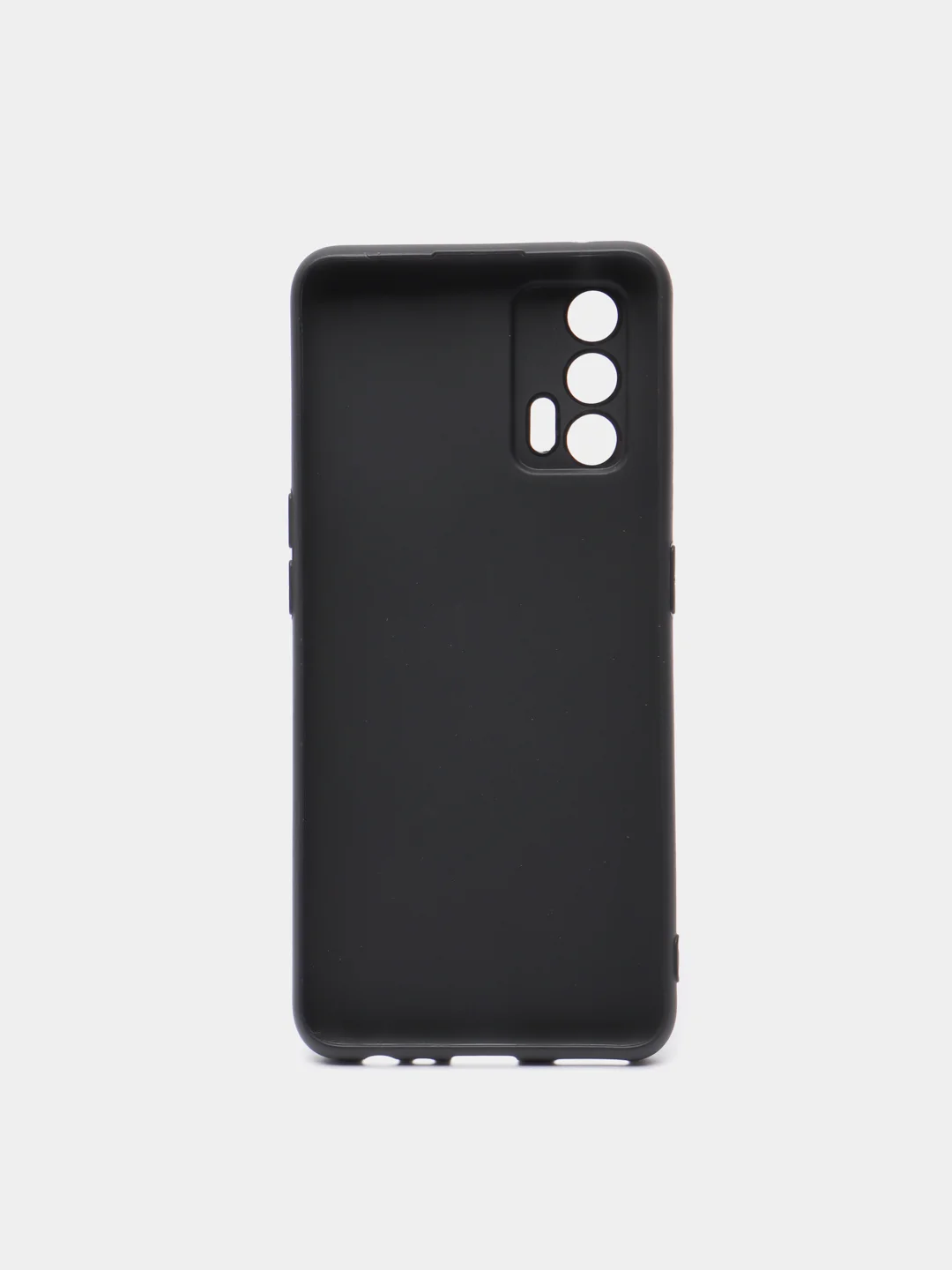 Черный чехол для Realme GT 5G (Реамле ГТ 5Г), прозрачный противоударный, черный