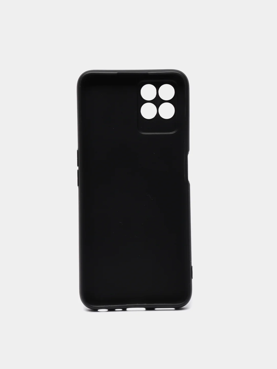 Черный силиконовый чехол для Realme 8i, Narzo 50 (Реалми 8 ай, Нарзо 50), прозрачный