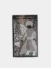 Бронзовый пластина для стемпенга, украшения для ногтей (узоры для ногтей), средня
