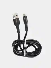 Черный кабель изностойкий SKYDOLPHIN S05 Lightning / Type-C / microUSB