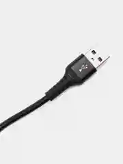 Черный кабель изностойкий SKYDOLPHIN S05 Lightning / Type-C / microUSB