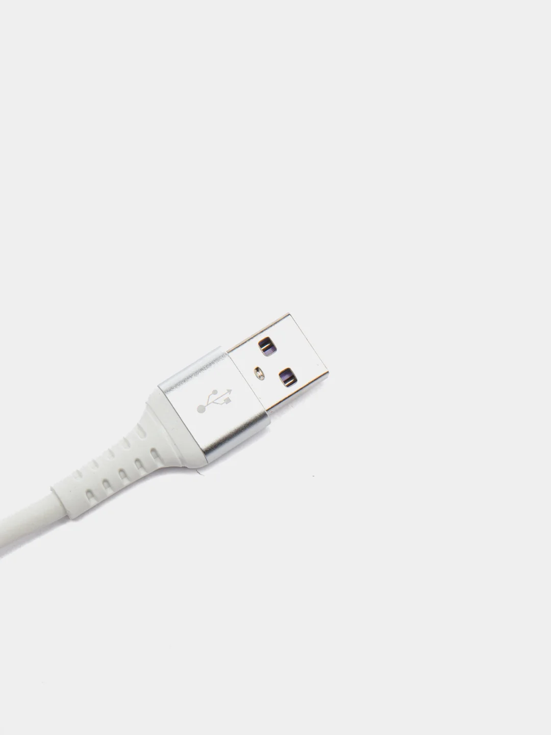 Белый кабель изностойкий SKYDOLPHIN S05 Lightning / Type-C / microUSB