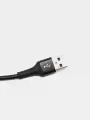 Черный кабель изностойкий SKYDOLPHIN S05 Lightning / Type-C / microUSB