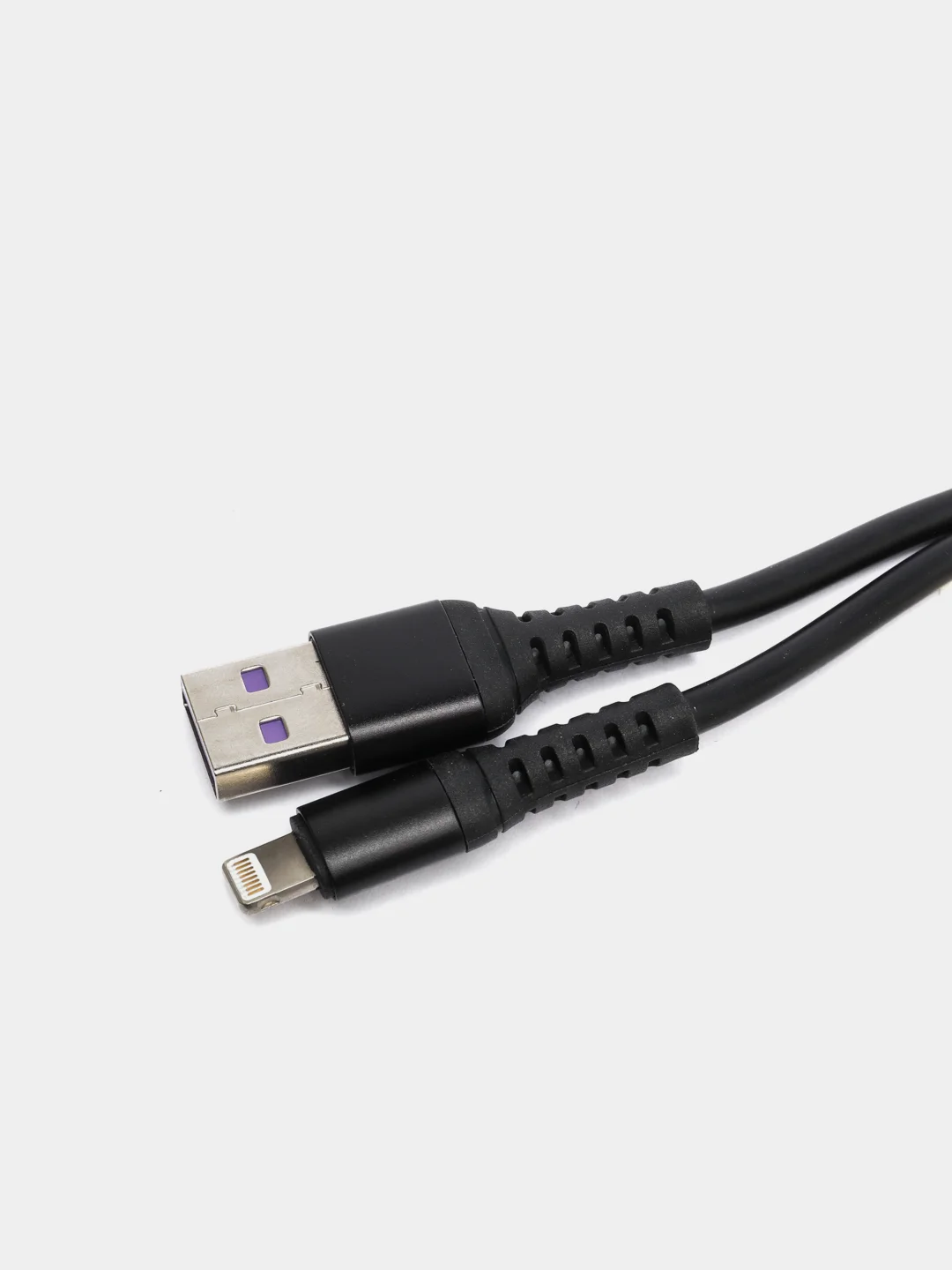 Черный кабель изностойкий SKYDOLPHIN S05 Lightning / Type-C / microUSB