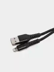 Черный кабель изностойкий SKYDOLPHIN S05 Lightning / Type-C / microUSB