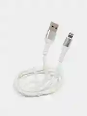 Белый кабель изностойкий SKYDOLPHIN S05 Lightning / Type-C / microUSB