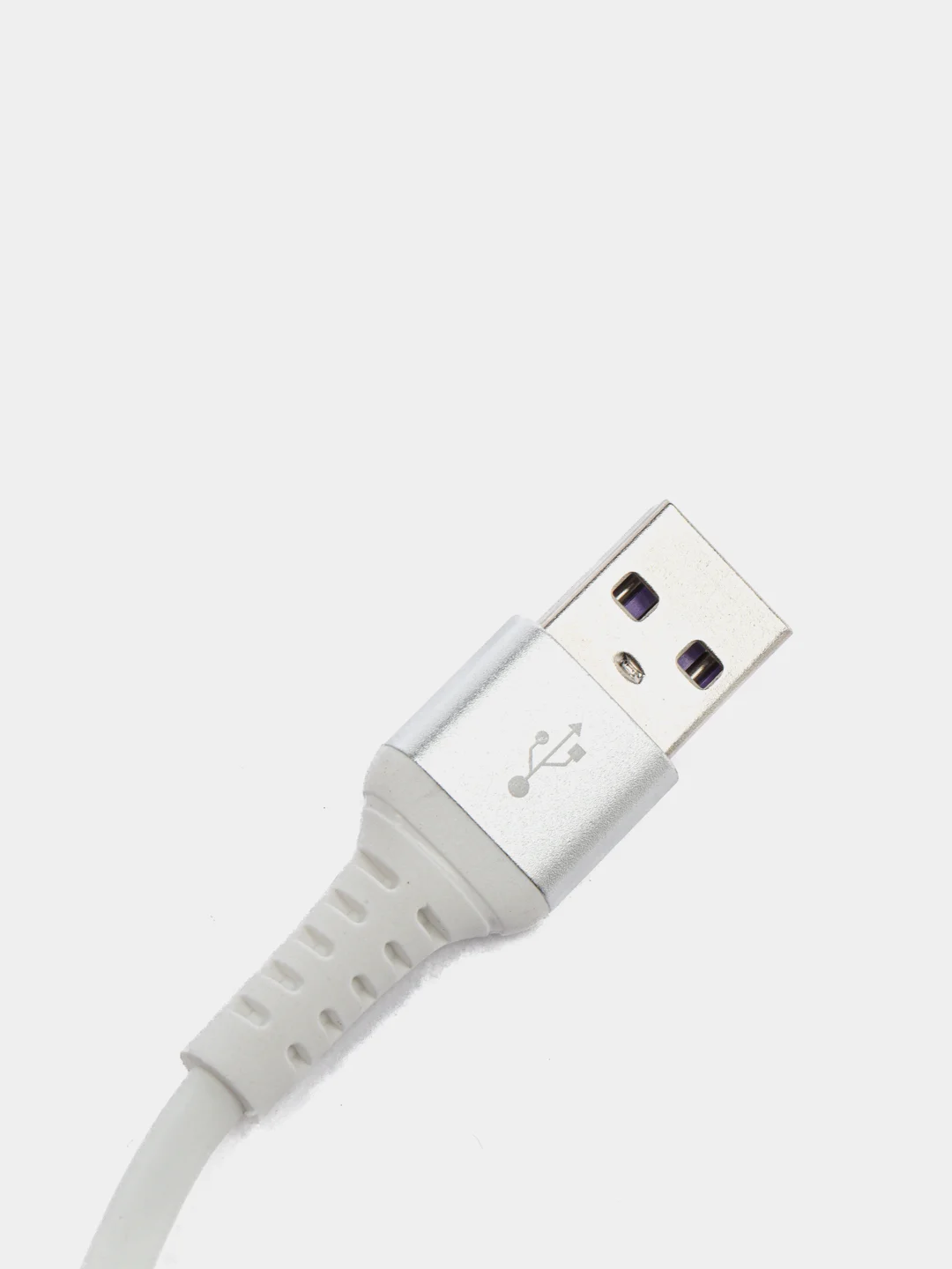Белый кабель изностойкий SKYDOLPHIN S05 Lightning / Type-C / microUSB