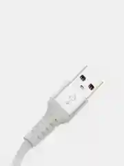 Белый кабель изностойкий SKYDOLPHIN S05 Lightning / Type-C / microUSB