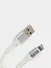 Белый кабель изностойкий SKYDOLPHIN S05 Lightning / Type-C / microUSB