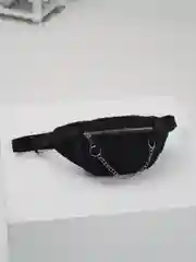 Черный сумка поясная бананка