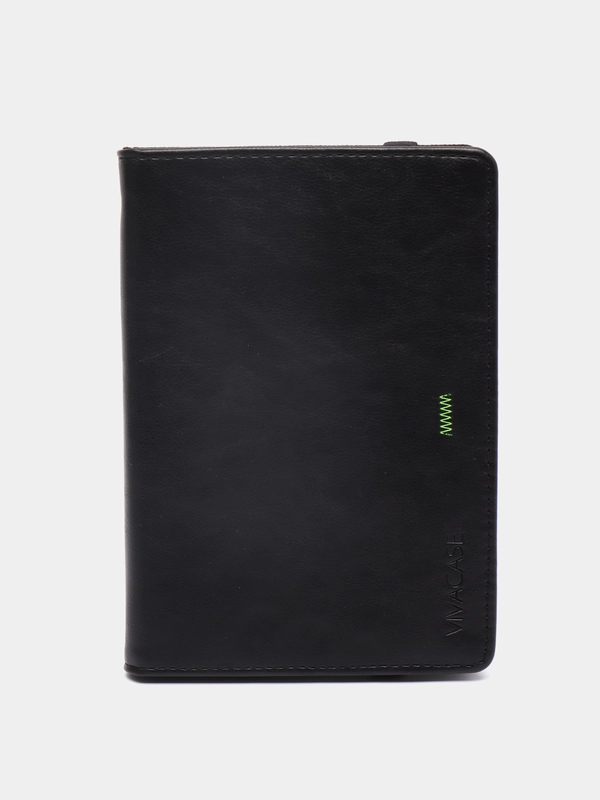 Кожаный чехол-обложка Vivacase GreenLine для PocketBook 641/40/31/26/25/24/23, черный
