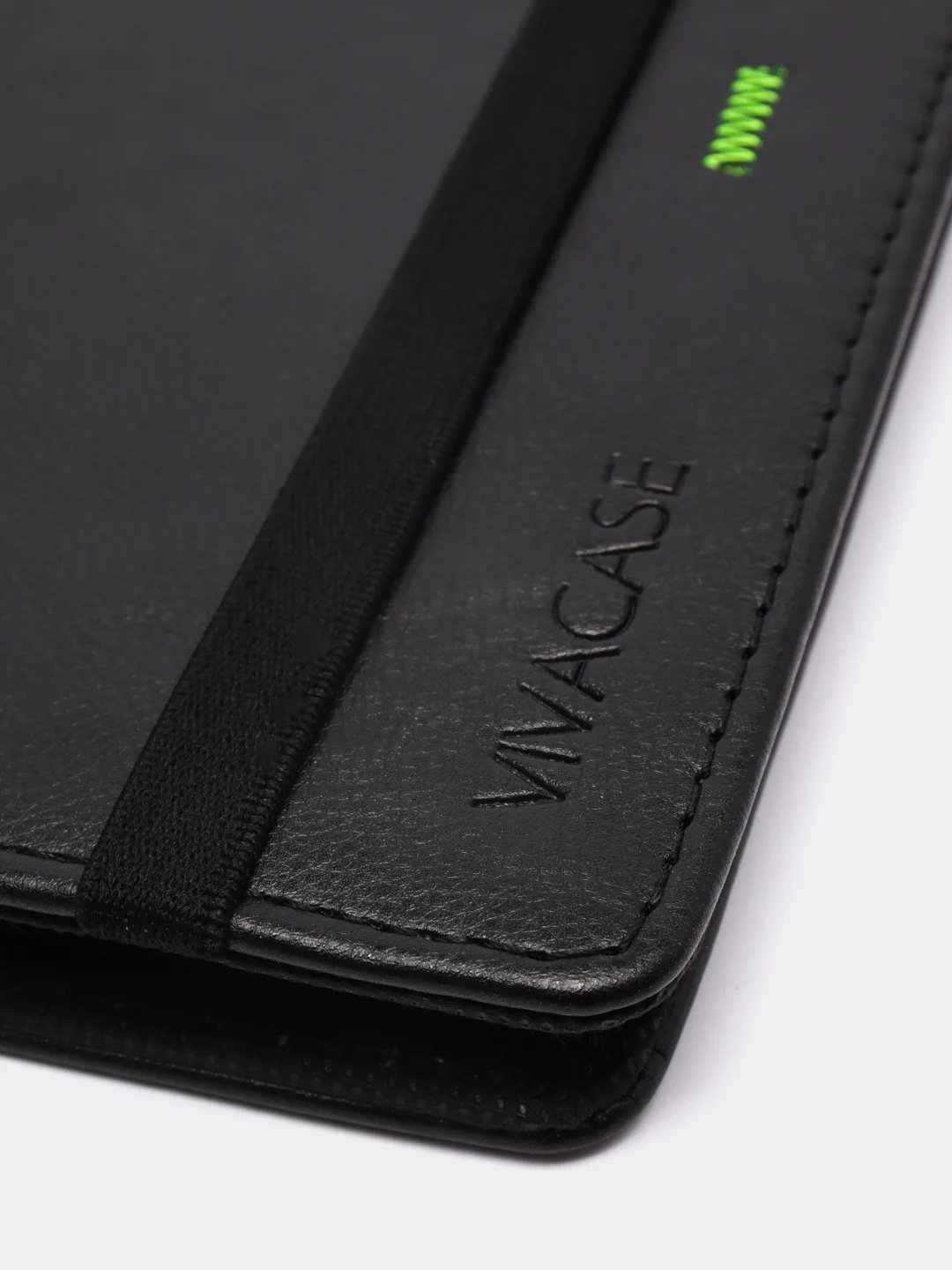 Кожаный чехол-обложка Vivacase GreenLine для PocketBook 641/40/31/26/25/24/23, черный