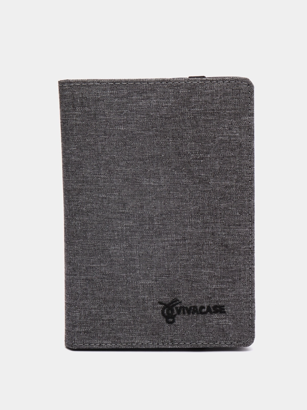 Текстильный чехол-обложка VIVACASE Jacquard, серый VPB-С616ZHAKKARDGR