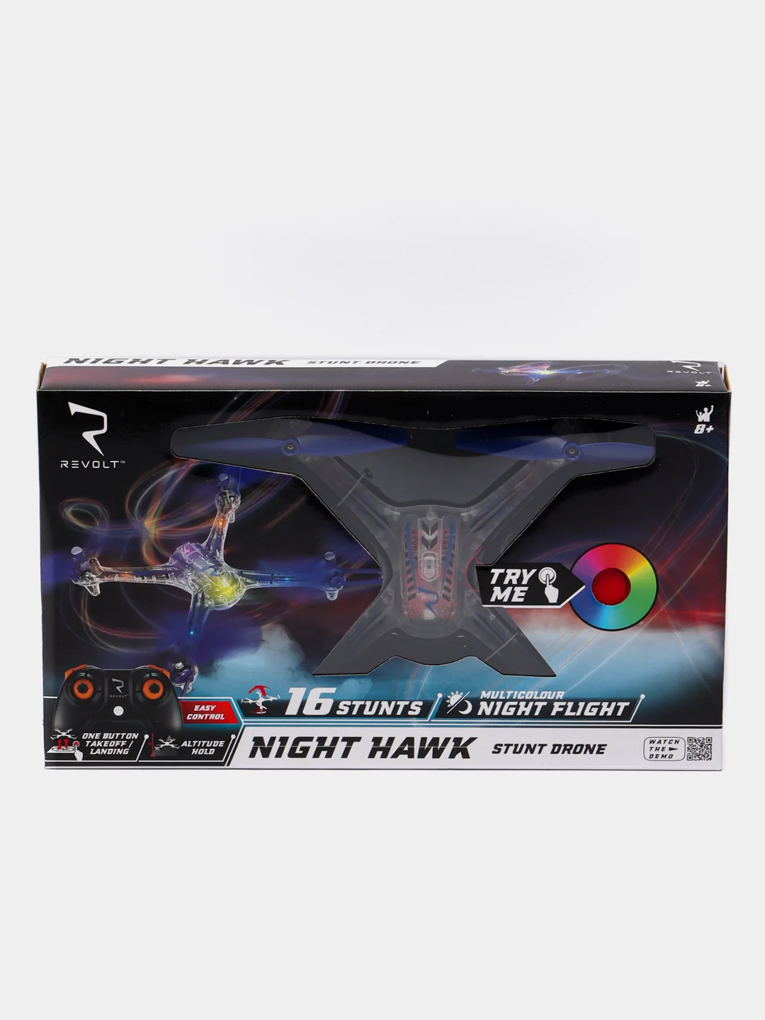 Синий радиоуправляемый квадрокоптер Syma Night Hawk X15T