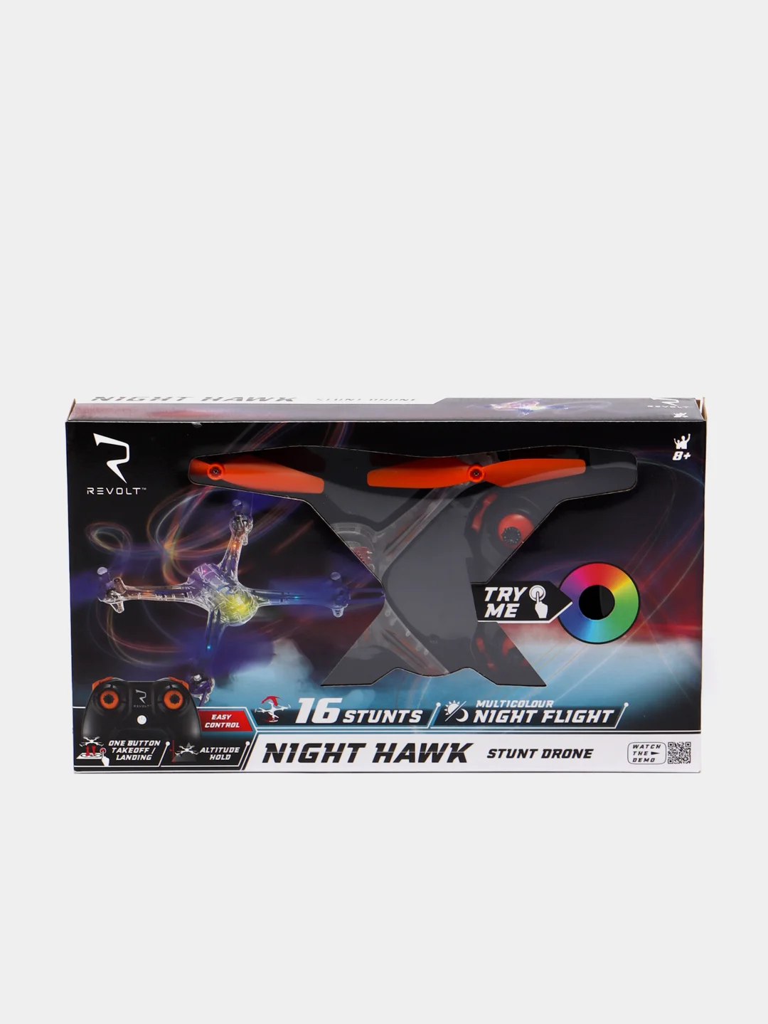 Оранжевый радиоуправляемый квадрокоптер Syma Night Hawk X15T