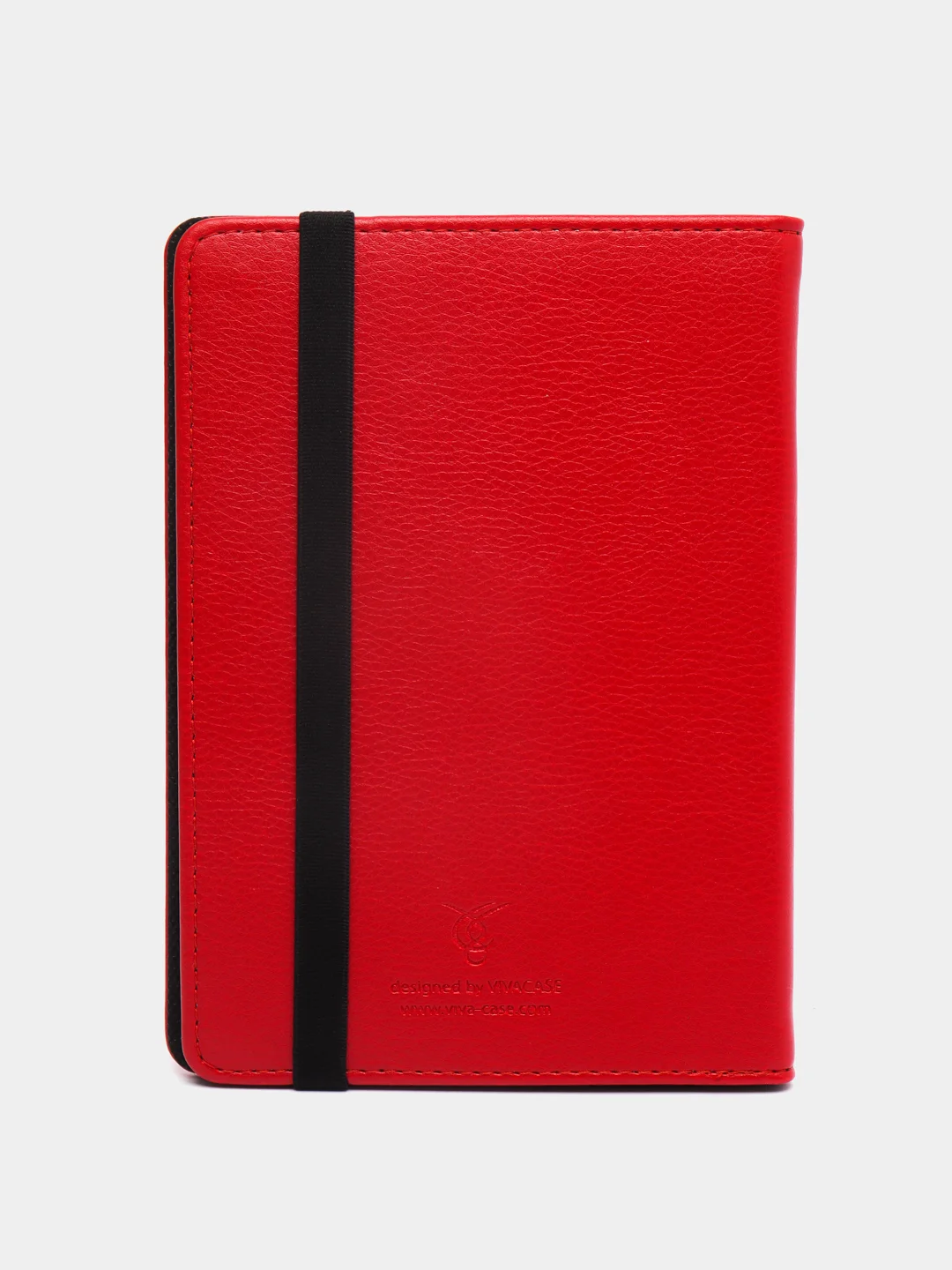 Кожаный чехол-обложка VIVACASE Soviet, для планшетов и e-book, 6", красный, картон