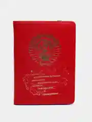 Кожаный чехол-обложка VIVACASE Soviet, для планшетов и e-book, 6", красный, картон