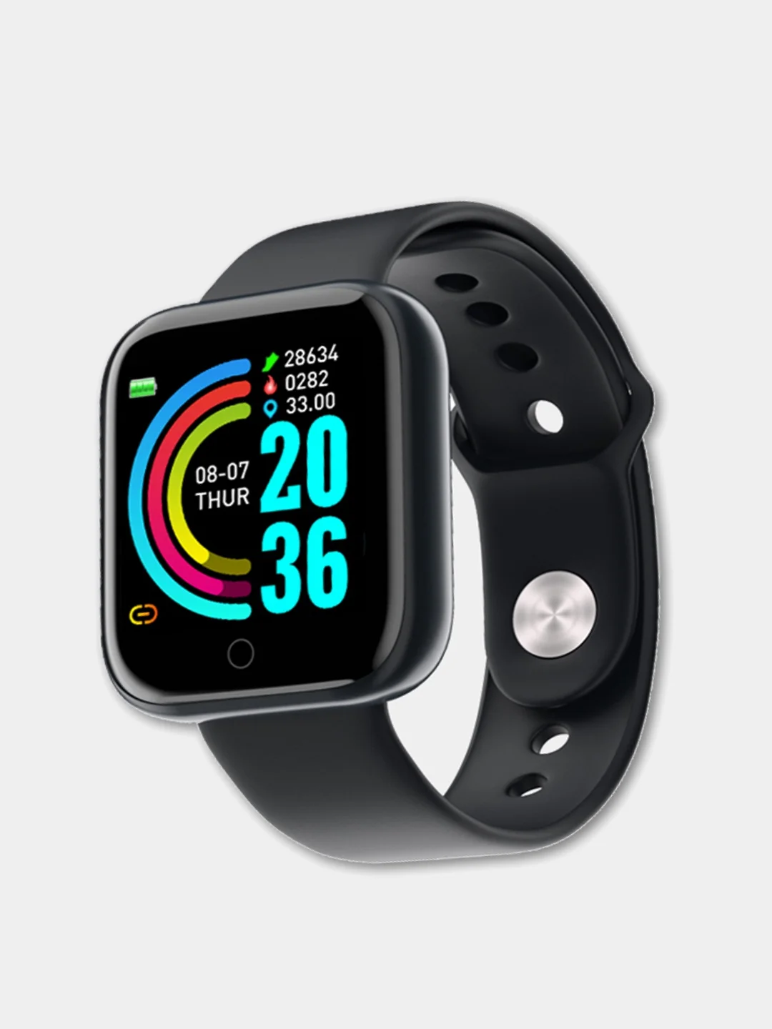 Черный smart Watch, 3 цвета / Фитнес браслет