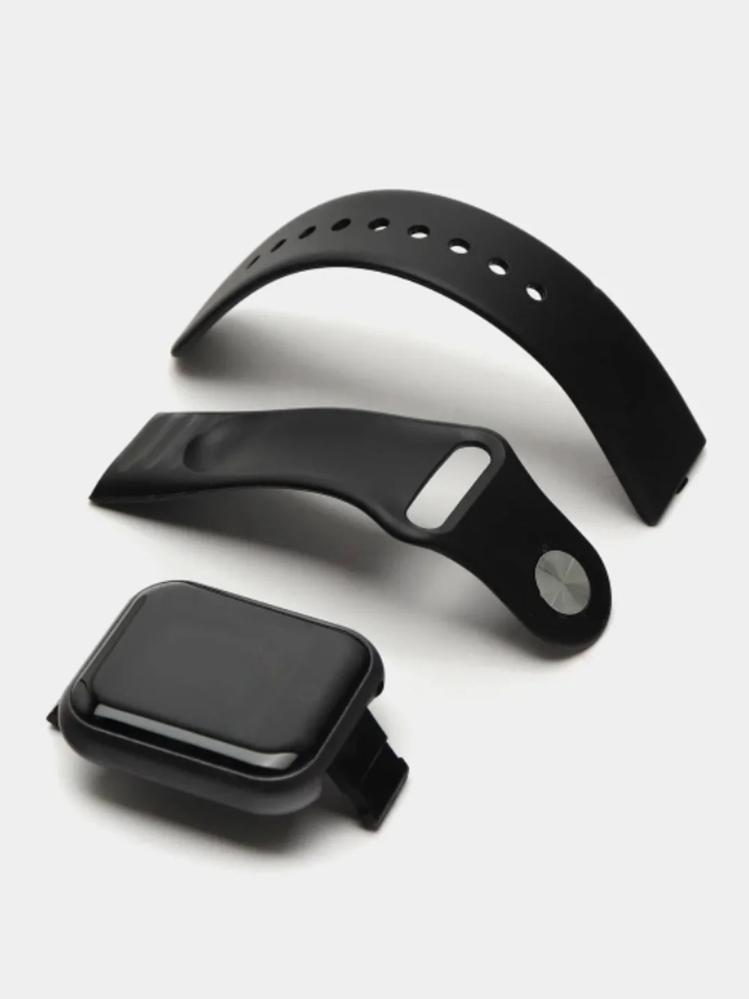 Черный smart Watch, 3 цвета / Фитнес браслет