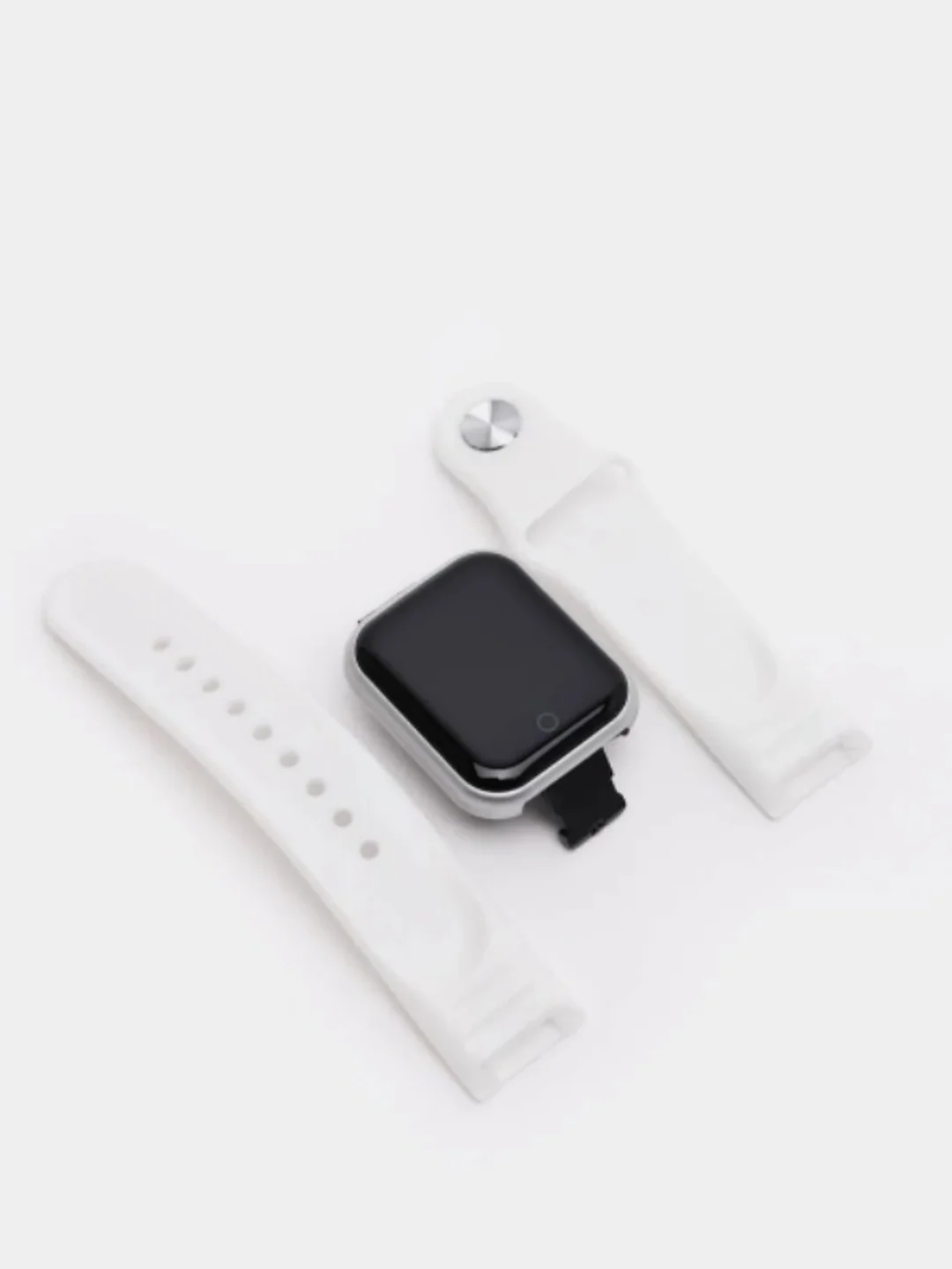Белый smart Watch, 3 цвета / Фитнес браслет