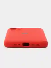 Красный чехол Silicone Case для iPhone 11
