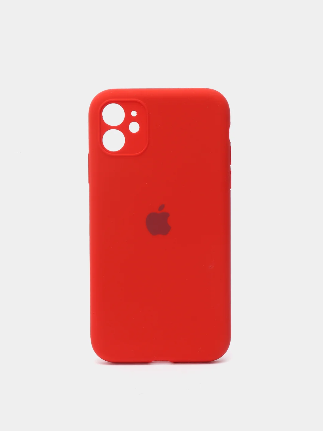 Красный чехол Silicone Case для iPhone 11