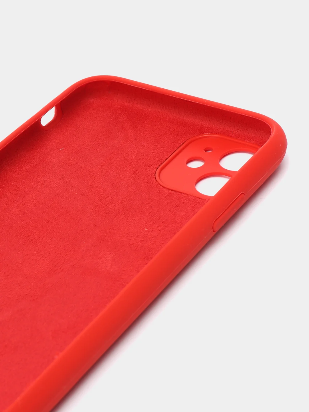 Красный чехол Silicone Case для iPhone 11