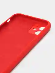 Красный чехол Silicone Case для iPhone 11