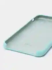 Бирюзовый чехол Silicone Case для iPhone X/XS