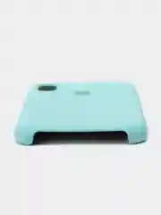 Бирюзовый чехол Silicone Case для iPhone X/XS