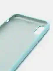 Бирюзовый чехол Silicone Case для iPhone X/XS
